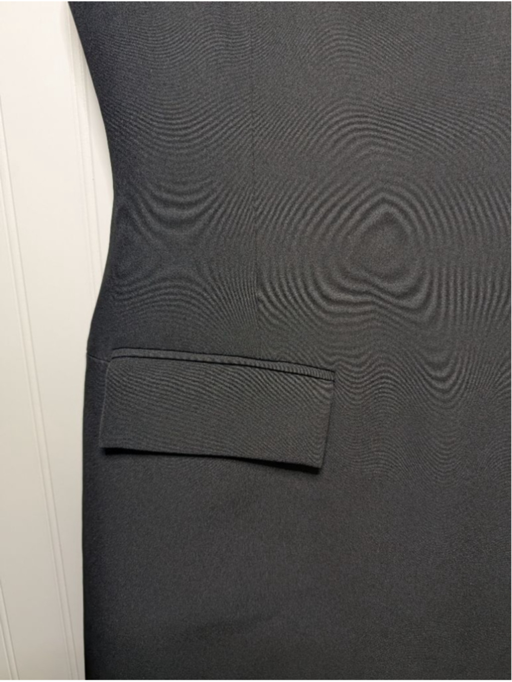 COMMENSE Elegant A-Line Mini Dress Structured Little Black Dress Size Medium - Picture 2 of 8